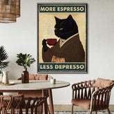 Toile - Espresso Cat